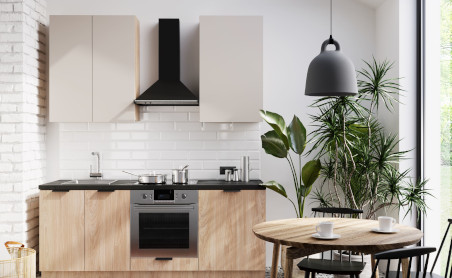 Kuchnia Sorento Biały Mat Beżowy Mat Kuchnia Sorento Biały Mat Beżowy Mat