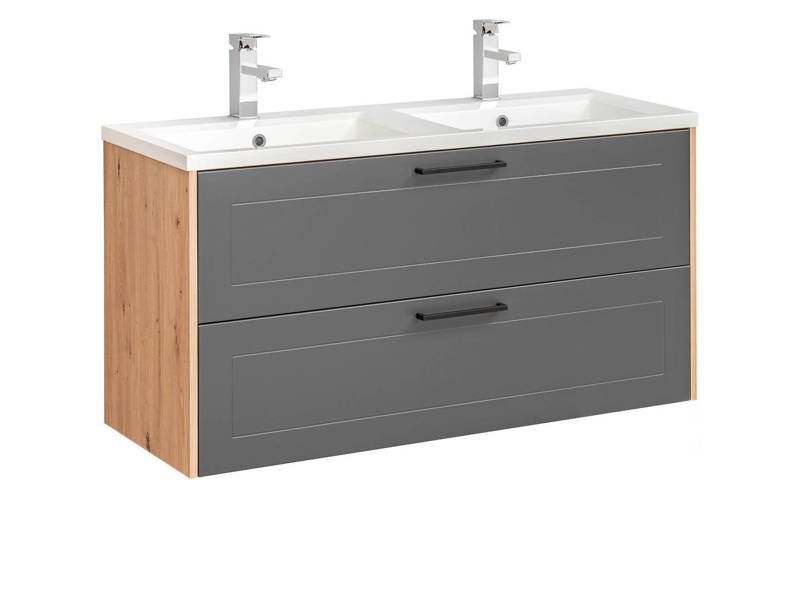 Comad Madera Grey 854 - Szafka z umywalką 120 cm