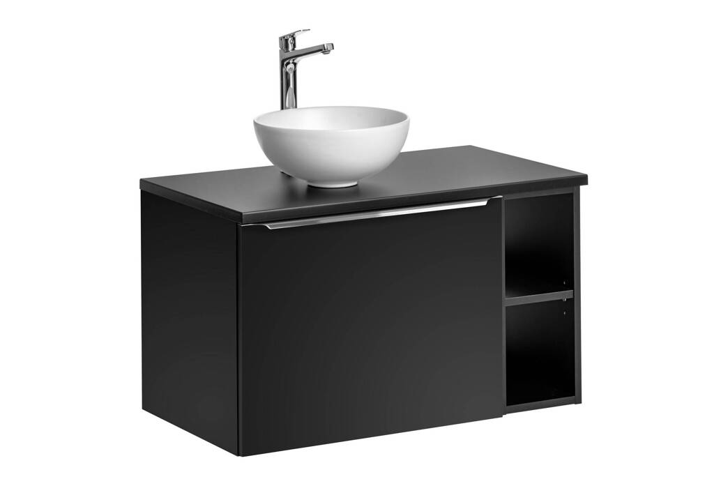 Comad Zestaw Mebli Łazienkowych Santa Fe Black 80 cm