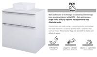 Elita Blat MDF 100/46/2,8 Biały Połysk PCV