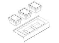 Elita Organizer Modułowy S35 Antracyt Mat