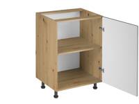 Szafka Kuchenna Dolna 1-drzwiowa D60 P/L Langen Beige